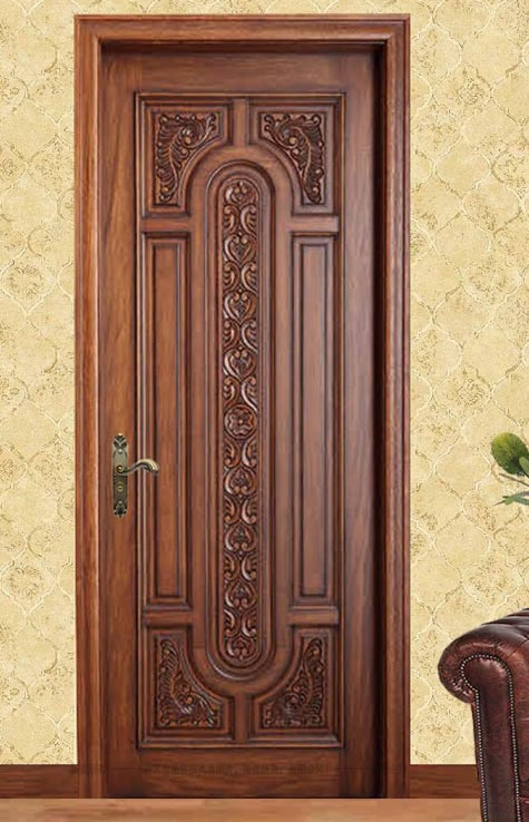 多工序木工雕刻機雕刻樣品木門、實木門